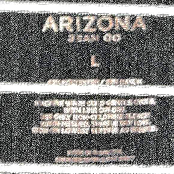 Arizona Jean Company Black and White Striped Mini Dress - Picture 2 of 9